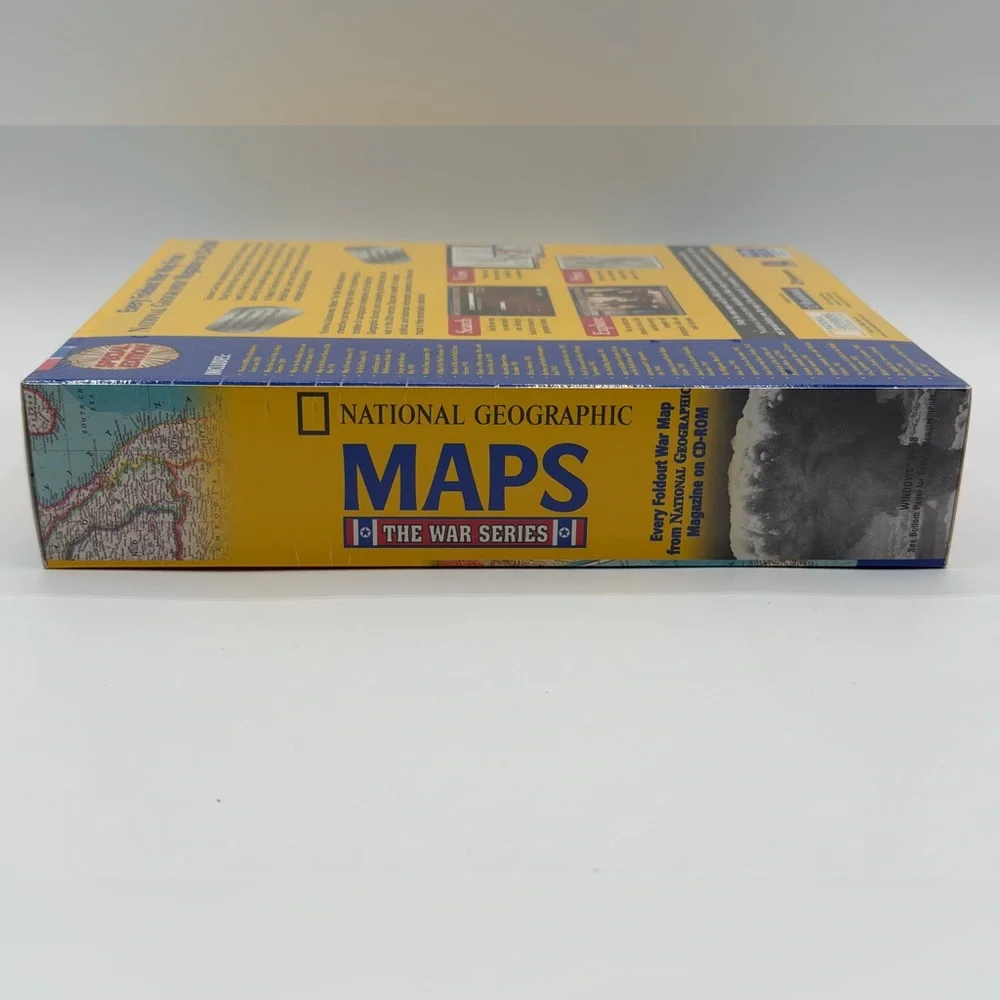 National Geographic Maps The War Series - Special Edition PC CD-ROM New Sealed